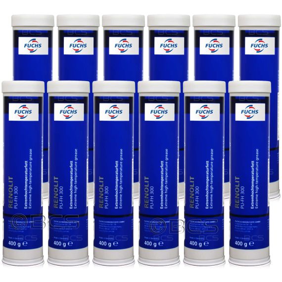12 sztuk FUCHS RENOLIT PU-FH 300 - smar - 400 g - ZESTAW - TANIEJ, Opakowanie / zestaw: 400 g x 12 - sklep olejefuchs.pl