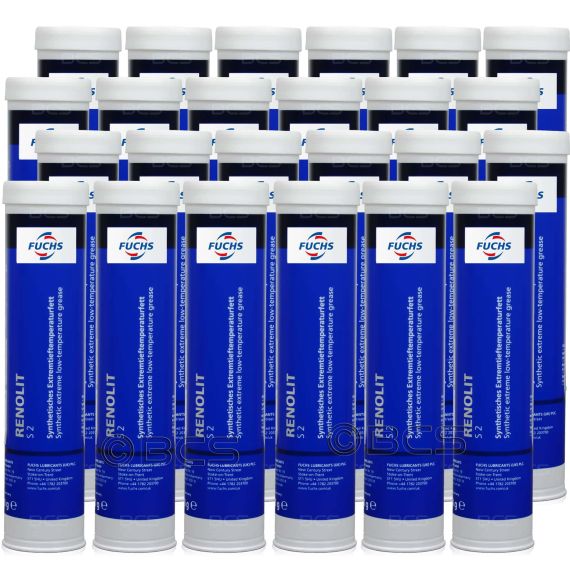 24 sztuki FUCHS RENOLIT S 2 - smar - 400 g - ZESTAW - TANIEJ, Opakowanie / zestaw: 400 g x 24 - sklep olejefuchs.pl