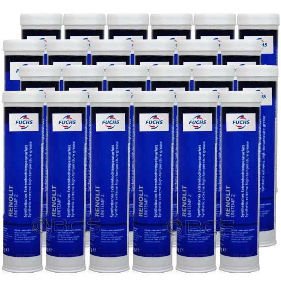 24 sztuki FUCHS RENOLIT UNITEMP 2 - smar - 400 g - ZESTAW - TANIEJ, Opakowanie / zestaw: 400 g x 24 - sklep olejefuchs.pl