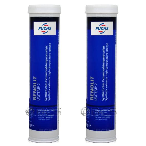 2 sztuki FUCHS RENOLIT UNITEMP 2 - smar - 400 g - ZESTAW - TANIEJ, Opakowanie / zestaw: 400 g x 2 - sklep olejefuchs.pl