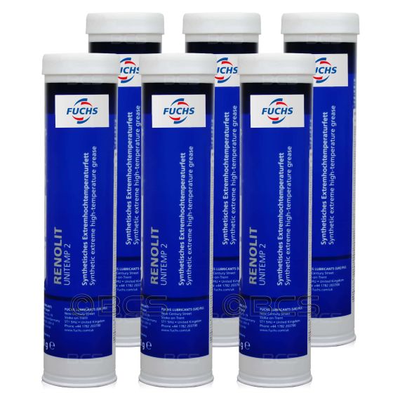 6 sztuk FUCHS RENOLIT UNITEMP 2 - smar - 400 g - ZESTAW - TANIEJ, Opakowanie / zestaw: 400 g x 6 - sklep olejefuchs.pl