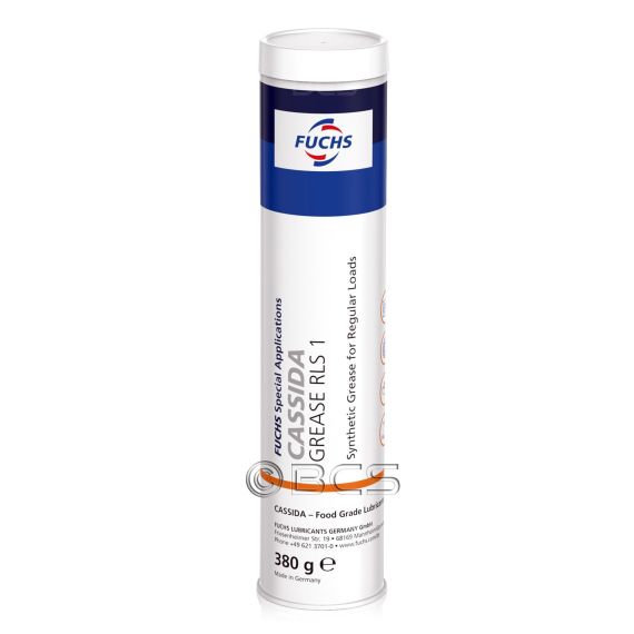 1 sztuka FUCHS CASSIDA GREASE RLS 1 - smar syntetycznu NLGI 1 do normalnych obciążeń - 380 g [przemysł spożywczy], Opakowanie / zestaw: 380 g - sklep olejefuchs.pl