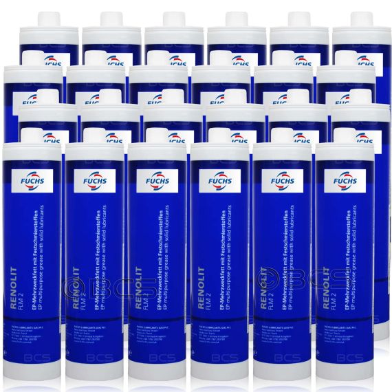 24 sztuk FUCHS RENOLIT FLM 2 - smar litowy z dwusiarczkiem molibdenu odporny na wodę - 500 g system REINER - ZESTAW - TANIEJ, Opakowanie / zestaw: 500 g x 24 - REINER - sklep olejefuchs.pl