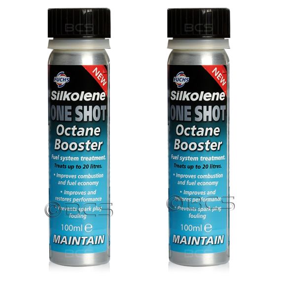2 sztuki FUCHS SILKOLENE OCTANE BOOSTER - dodatek do paliwa - 100 ml - ZESTAW - TANIEJ, Opakowanie / zestaw: 100 ml x 2 - sklep olejefuchs.pl