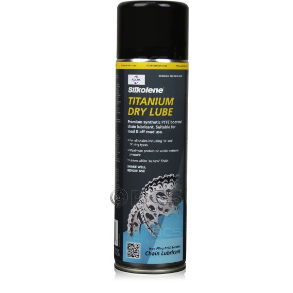 ZESTAW DO KONSERWACJI ŁAŃCUCHA TITANIUM DRY LUBE SPRAY + BRAKE & CHAIN CLEANER SPRAY + SZCZOTKA, Opakowanie / zestaw: 500 ml SPRAY x 2 + SZCZOTKA, 2. zdjęcie - sklep olejefuchs.pl