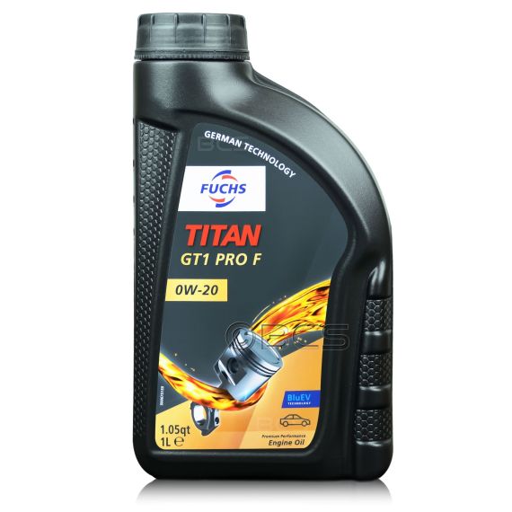 1 litr FUCHS TITAN GT1 PRO F 0W20 - FIAT 9.55535-DM1/DSX, ACEA C5, API SP - olej silnikowy, Opakowanie / zestaw: 1 litr, Lepkość SAE: 0W20 - sklep olejefuchs.pl