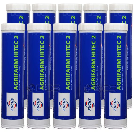 10 sztuk FUCHS AGRIFARM HITEC 2 - smar litowy - 400 g - ZESTAW - TANIEJ, Opakowanie / zestaw: 400 g x 10 - sklep olejefuchs.pl