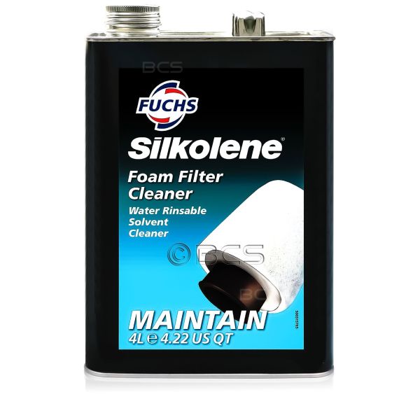 4 litry FUCHS SILKOLENE FOAM FILTER CLEANER - środek do czyszczenia filtrów piankowych, Opakowanie / zestaw: 4 litry - sklep olejefuchs.pl