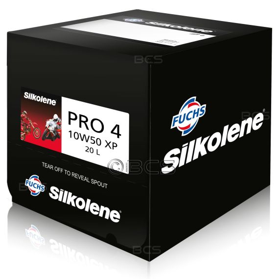 20 litrów FUCHS SILKOLENE PRO 4 10W50 XP - syntetyczny (fully synthetic) olej silnikowy (4T) do motocykli, Opakowanie / zestaw: 20 litrów - sklep olejefuchs.pl