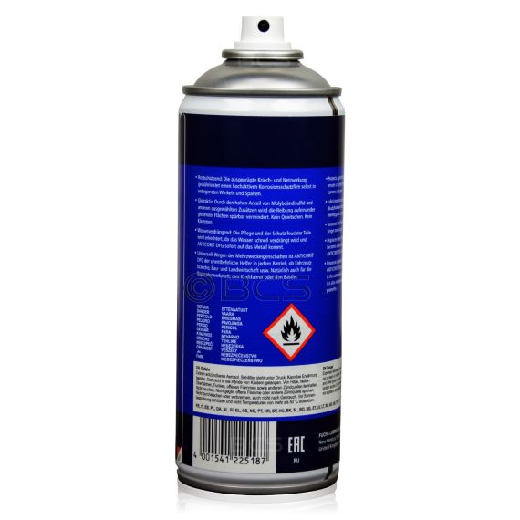 12 sztuk FUCHS ANTICORIT DFG SPRAY - środek montażowy, antykorozyjny i odrdzewiacz z MoS2- 400 ml - ZESTAW - TANIEJ, Opakowanie / zestaw: 400 ml SPRAY x 12, 2. zdjęcie - sklep olejefuchs.pl