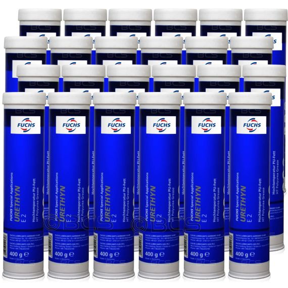 24 sztuki FUCHS URETHYN E 2 - smar - 400 g - ZESTAW - TANIEJ, Opakowanie / zestaw: 400 g x 24 - sklep olejefuchs.pl