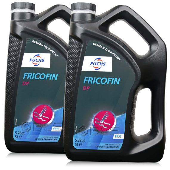 10 litrów FUCHS FRICOFIN DP (KONCENTRAT) - płyn do chłodnic / płyn chłodniczy - ZESTAW - TANIEJ, Opakowanie / zestaw: 10 litrów (2 x 5 litrów) - sklep olejefuchs.pl