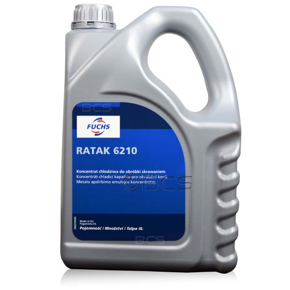 4 litry FUCHS RATAK 6210 - emulsja do obróbki skrawaniem - sklep olejefuchs.pl