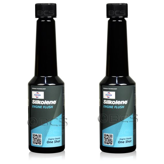 2 sztuki FUCHS SILKOLENE ENGINE FLUSH - płukanka do silnika w motocyklu - dodatek do oleju - 100 ml, Opakowanie / zestaw: 100 ml x 2 - sklep olejefuchs.pl
