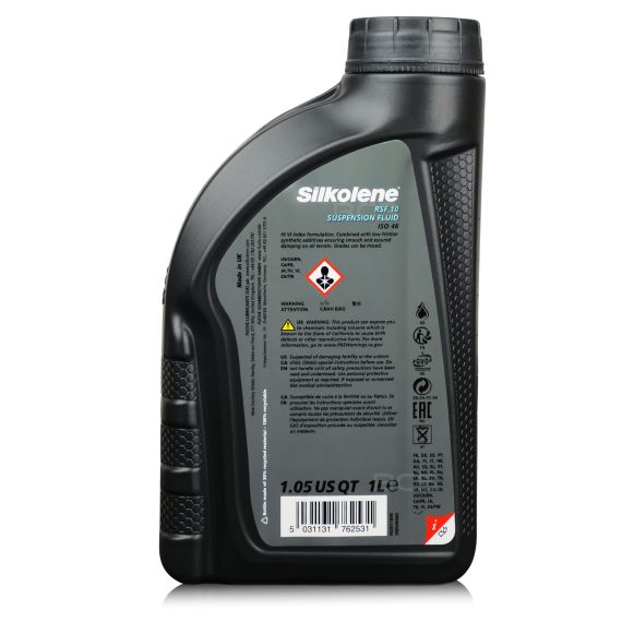 1 litr FUCHS SILKOLENE RSF 15 (ISO 100) - olej do amortyzatorów w motocyklach, Nazwa: RSF 15 (ISO 100), Opakowanie / zestaw: 1 litr, 2. zdjęcie - sklep olejefuchs.pl