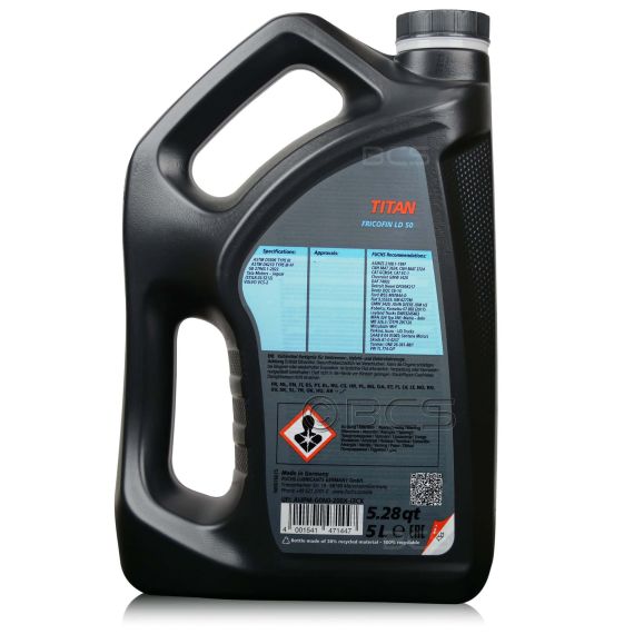 15 litrów FUCHS TITAN FRICOFIN LD 50 - gotowy płyn do chłodnic / płyn chłodniczy - ZESTAW - TANIEJ, Opakowanie / zestaw: 15 litrów (3 x 5 litrów), 2. zdjęcie - sklep olejefuchs.pl