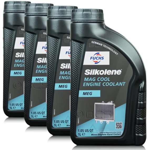 4 litry FUCHS SILKOLENE MAG COOL - płyn do układu chłodzenia w motocyklu - ZESTAW - TANIEJ, Opakowanie / zestaw: 4 litry (4 x 1 litr) - sklep olejefuchs.pl