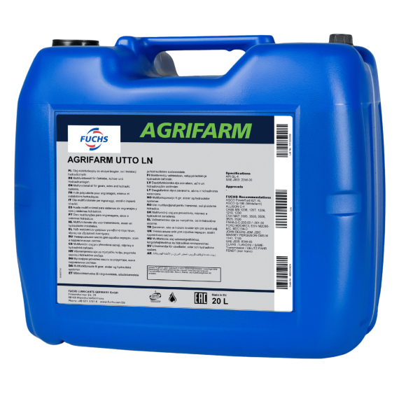 20 litrów FUCHS AGRIFARM UTTO LN - olej przekładniowo-hydrauliczny, Opakowanie / zestaw: 20 litrów - sklep olejefuchs.pl
