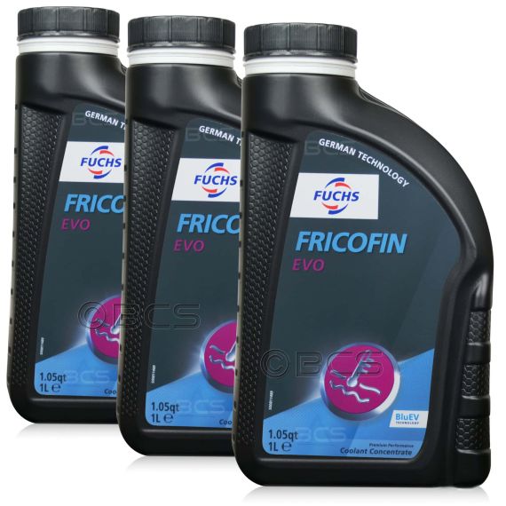 3 litry FUCHS FRICOFIN EVO (KONCENTRAT) VW G12EVO - płyn do chłodnic / płyn chłodniczy - ZESTAW - TANIEJ, Opakowanie / zestaw: 3 litry (3 x 1 litr) - sklep olejefuchs.pl