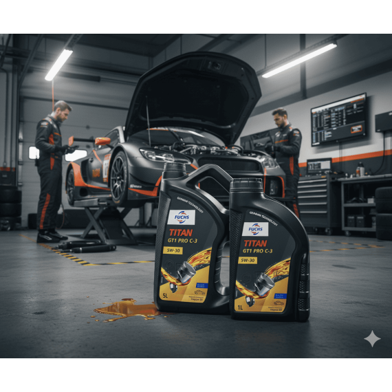 15 litrów FUCHS TITAN GT1 PRO C3 5W30 - ACEA C3, API SN, VW 504 00/507 00, MB 229.51, BMW LL-04 - olej silnikowy - ZESTAW - TANIEJ, Opakowanie / zestaw: 15 litrów (3 x 5 litrów), 4. zdjęcie - sklep olejefuchs.pl