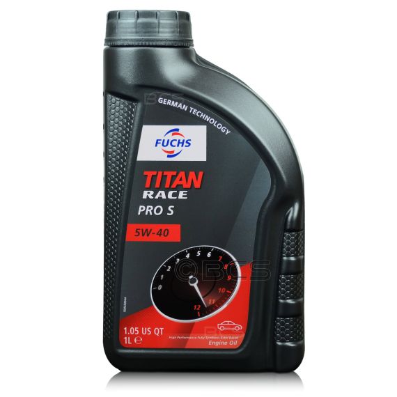 1 litr FUCHS TITAN RACE PRO S 5W40 - w pełni syntetyczny (fully synthetic ester oil) olej silnikowy - estry i PAO, Opakowanie / zestaw: 1 litr, Lepkość SAE: 5W40 - sklep olejefuchs.pl