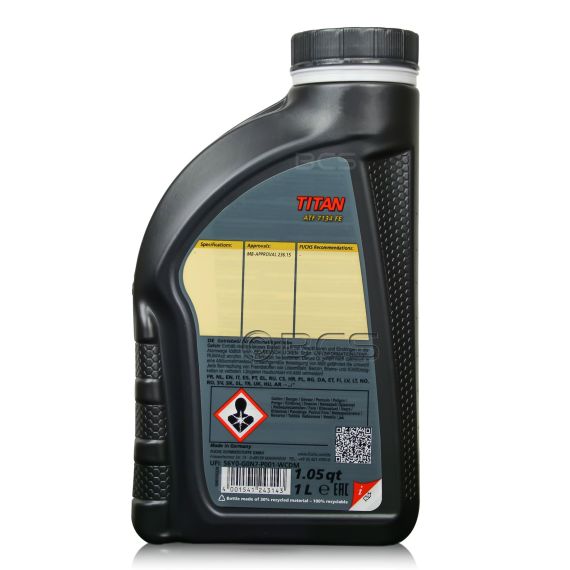 3 litry FUCHS TITAN ATF 7134 FE (MERCEDES MB 236.15) - olej do automatycznych skrzyń biegów - ZESTAW - TANIEJ, Opakowanie / zestaw: 3 litry (3 x 1 litr), 2. zdjęcie - sklep olejefuchs.pl