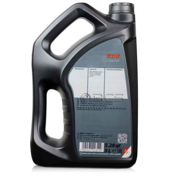 7 litrów FUCHS TITAN ATF 4134 (MERCEDES MB 236.14) - olej do automatycznych skrzyń biegów - ZESTAW - TANIEJ, Opakowanie / zestaw: 7 litrów (5 litrów + 2 litry), 2. zdjęcie - sklep olejefuchs.pl