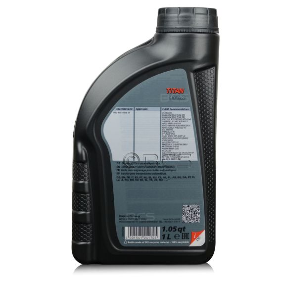 5 litrów FUCHS TITAN ATF 4400 - olej do automatycznych skrzyń biegów - ZESTAW - TANIEJ, Opakowanie / zestaw: 5 litrów (5 x 1 litr), 2. zdjęcie - sklep olejefuchs.pl