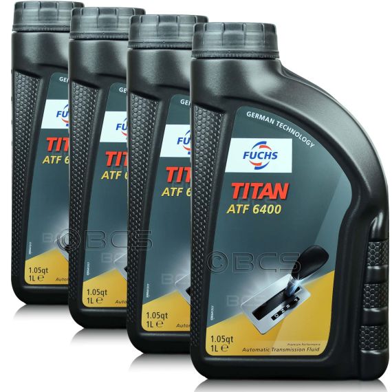 4 litry FUCHS TITAN ATF 6400 - olej do automatycznych skrzyń biegów - ZESTAW - TANIEJ, Opakowanie / zestaw: 4 litry (4 x 1 litr) - sklep olejefuchs.pl
