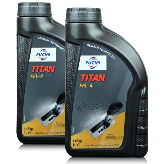 2 litry FUCHS TITAN FFL-4 (BMW DCTF 1+) - olej do skrzyń dwusprzęgłowych BMW M-DCT i FORD POWERSHIFT - ZESTAW - TANIEJ, Opakowanie / zestaw: 2 litry (2 x 1 litr) - sklep olejefuchs.pl