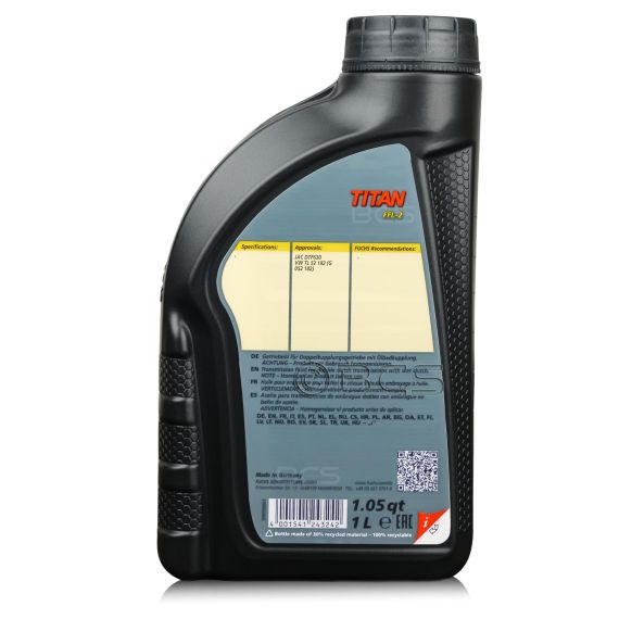 1 litr FUCHS TITAN FFL-2 (VW G 052 182) - olej do skrzyń dwusprzęgłowych, Opakowanie / zestaw: 1 litr, 2. zdjęcie - sklep olejefuchs.pl