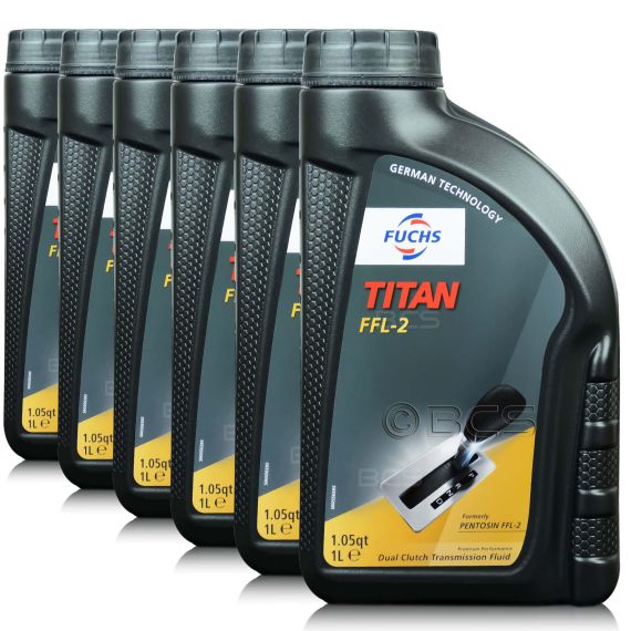 6 litrów FUCHS TITAN FFL-2 (VW G 052 182) - olej do skrzyń dwusprzęgłowych - ZESTAW - TANIEJ, Opakowanie / zestaw: 6 litrów (6 x 1 litr) - sklep olejefuchs.pl