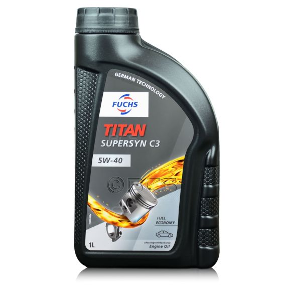 1 litr FUCHS TITAN SUPERSYN C3 5W40 - ACEA C3, API SP, MB 229.31, VW 505 00/505 01 - olej silnikowy, Opakowanie / zestaw: 1 litr - sklep olejefuchs.pl