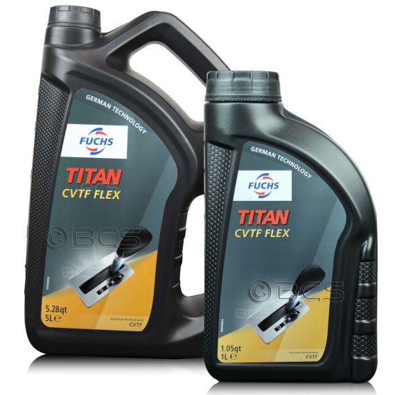 6 litrów FUCHS TITAN CVTF FLEX - olej do skrzyń bezstopniowych CVT - ZESTAW - TANIEJ, Opakowanie / zestaw: 6 litrów (5 litrów + 1 litr) - sklep olejefuchs.pl