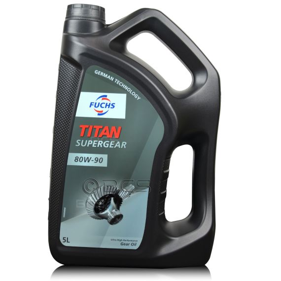 5 litrów FUCHS TITAN SUPERGEAR 80W90 - olej przekładniowy, Opakowanie / zestaw: 5 litrów - sklep olejefuchs.pl