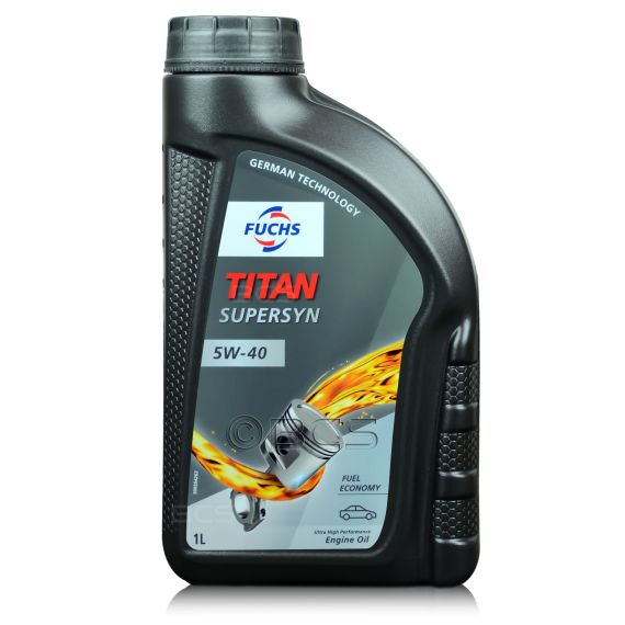 1 litr FUCHS TITAN SUPERSYN 5W40 - ACEA A3/B3 API SN/SM, VW 502 00/505 00, MB 229.3 - olej silnikowy, Opakowanie / zestaw: 1 litr - sklep olejefuchs.pl