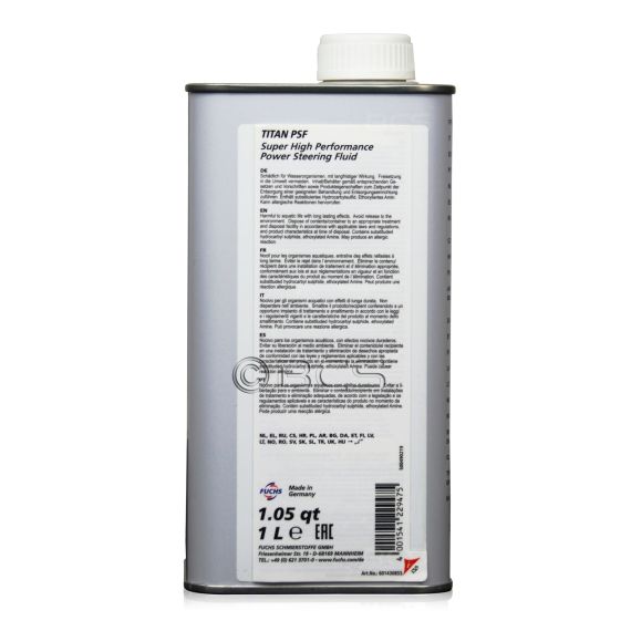 1 litr FUCHS TITAN PSF - olej / płyn do wspomagania Mercedes MB 236.3, Opakowanie / zestaw: 1 litr, 3. zdjęcie - sklep olejefuchs.pl