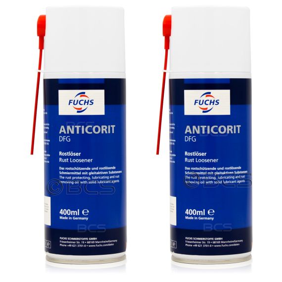2 sztuki FUCHS ANTICORIT DFG SPRAY - środek montażowy i antykorozyjny - 400 ml - ZESTAW - TANIEJ, Opakowanie / zestaw: 400 ml SPRAY x 2 - sklep olejefuchs.pl