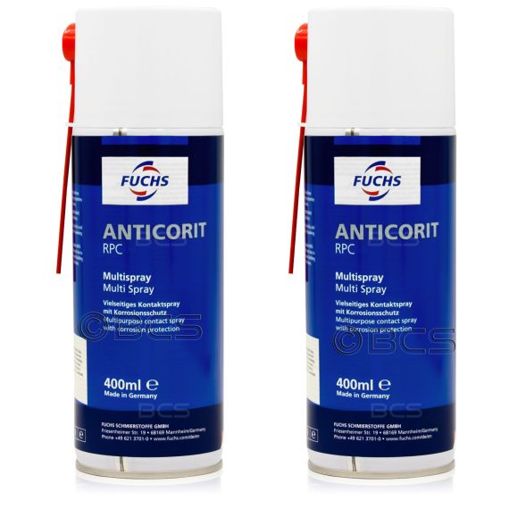 2 sztuki FUCHS ANTICORIT RPC SPRAY - środek antykorozyjny - 400 ml - ZESTAW - TANIEJ, Opakowanie / zestaw: 400 ml SPRAY x 2 - sklep olejefuchs.pl