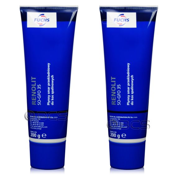 2 sztuki FUCHS RENOLIT SO-GFO 35 - smar do kos spalinowych - 200 g - ZESTAW - TANIEJ, Opakowanie / zestaw: 200 g x 2 - sklep olejefuchs.pl