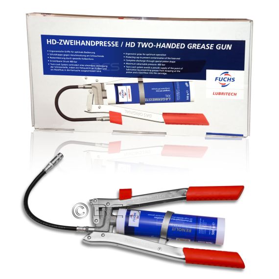 1 sztuka SMAROWNICA DWURĘCZNA FUCHS REINER - HD-ZWEIHANDPRESSE SR - sklep olejefuchs.pl