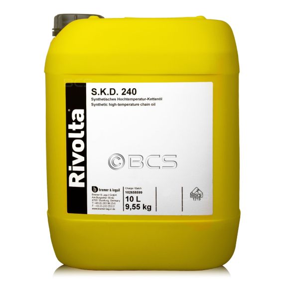 10 litrów RIVOLTA S.K.D. 240 - olej do łańcuchów, Opakowanie / zestaw: 10 litrów - sklep olejefuchs.pl